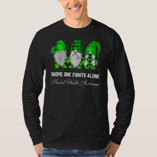 T-shirt Gnome One combat seul le carbone vert santé mental