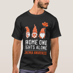 T-shirt Gnome One combat seul Leucémie Cancer Sensibilisat