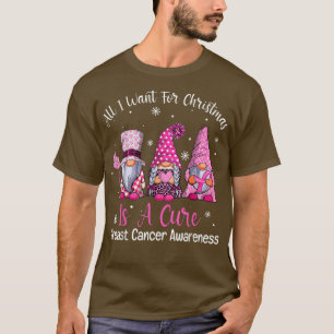T-shirt Gnome One combat seul Pink Breast Cancer Awards