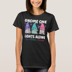 T-shirt Gnome One combat seul violet Turquoise rose Thyroï