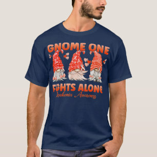 T-shirt Gnome One lutte seule contre la leucémie orange