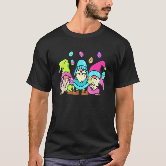 T-shirt Gnome Pâques Fête de Pâques Hommes Femmes Enfants (Devant)