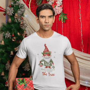 T-shirt Gnome Tastic Holiday Fun with Our Red Christmas