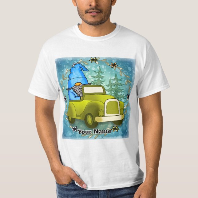 T-shirt Gnome voiture (Devant)
