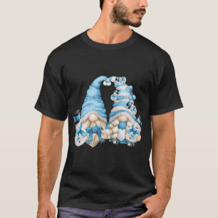 T-shirt Gnomes À Jumeaux D'Hiver Pour Les Femmes Avec S