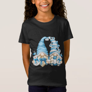 T-Shirt Gnomes À Jumeaux D'Hiver Pour Les Femmes Avec S