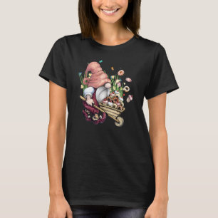 T-shirt Gnomes Boulanger   Tomte Jardin de pâtisserie scan