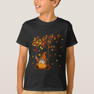 T-shirt Gnomes citrouilles Automne Mignons Halloween Thank