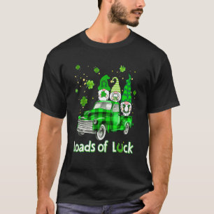 T-shirt Gnomes Creusant Trèfle Fer à Cheval Gnome Irlandai