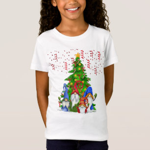 T-Shirt Gnomes d'arbre de Noël