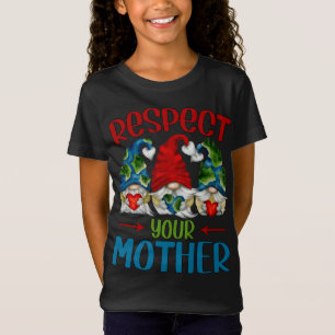 T-Shirt Gnomes De Jour des terres Mignonnes Pour Les Femme