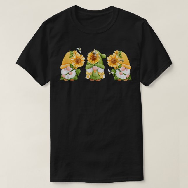 T-SHIRT GNOMES DE SOUFFLE, ABEILLES BOUGIES, AUTOMNE FALL  (Design devant)