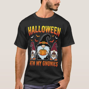 T-shirt Gnomes d'Halloween avec ma conception Gnomies