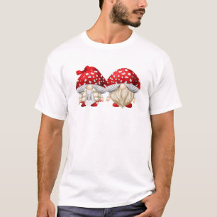 T-shirt Gnomes Drôle En Costume De Tabouret - Cute Champi