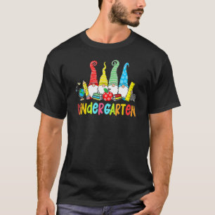T-shirt Gnomes Équipe de maternelle Enseignant de première
