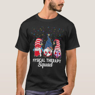 T-shirt Gnomes équipe de physiothérapie 4 juillet indépend