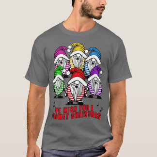 T-shirt GNOMES FUNNY GAMME GAMME Chorus Joli Noël C
