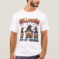 Gnomes Halloween Trois Gnomes Chapeau de Sorcière