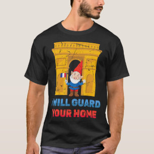 T-shirt Gnomes Je Suis Ici Pour Protéger Votre Gnome Franç