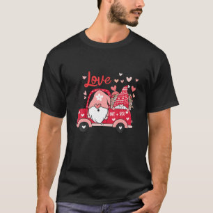 T-shirt Gnomes Love Heart Camion Vintage Valentines Jour C