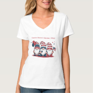 T-shirt Gnomes patriotiques 4 juillet