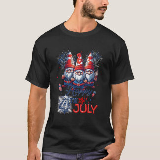 T-shirt Gnomes patriotiques du 4 juillet 2023 américain US