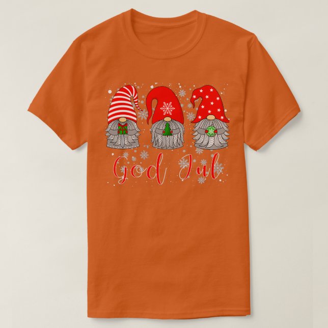 T-shirt Gnomes scandinaves Dieu Jul Tomte Suédois Christma (Design devant)