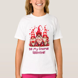 T-shirt Gnomes Valentines Revelin, Valentines Retro