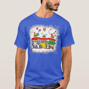 T-shirt Gnomies Blanches Mexicains Trois Gnomes Cinco De M