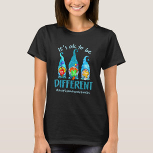 T-shirt Gnomies de sensibilisation à l'autisme Acceptation