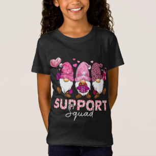 T-Shirt Gnomies Drôle Les Gnomes Soutiennent L'Équipe Canc