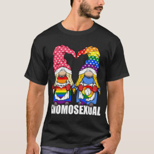 T-shirt Gnomosexuel Gnomé de la fierté LGBTQ pour lesbienn