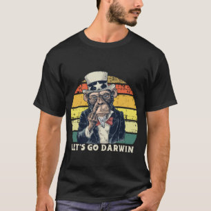 T-shirt Go Darwin Retro Cadeau
