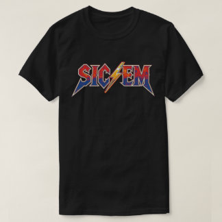 T-shirt Go Dawgs Highschool Football Spirit Sic'Em Jeu