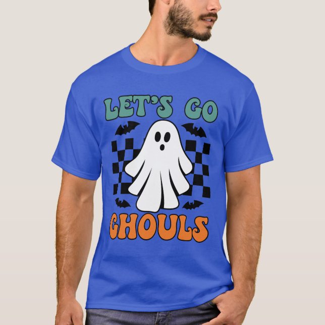 T-shirt Go Ghouls - Fantôme - Drôle Halloween (Devant)