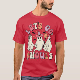 T-shirt Go Ghouls Ghost Super Halloween Retro