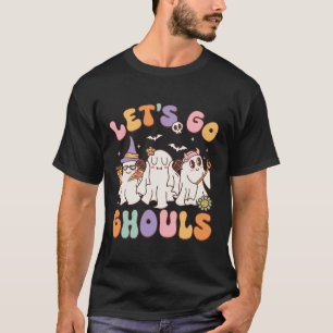 T-shirt Go Ghouls Halloween Ghost Costume de tenue Retro G