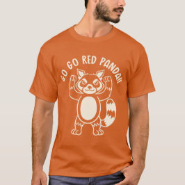 T-shirt Go Go Red Panda (Mono)