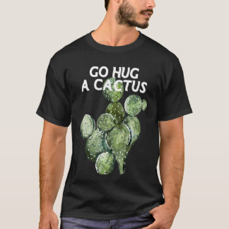 T-shirt Go Hug Cactus mignet Philodendron Micans Monstera