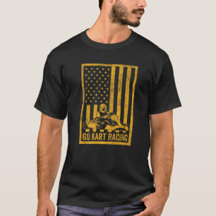 T-shirt Go Kart Racing Karting Go-Cart Racer