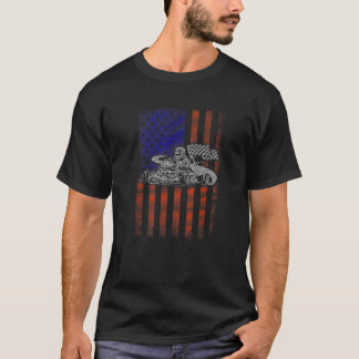 T-shirt Go Kart Racing Karting Go-Cart Racer