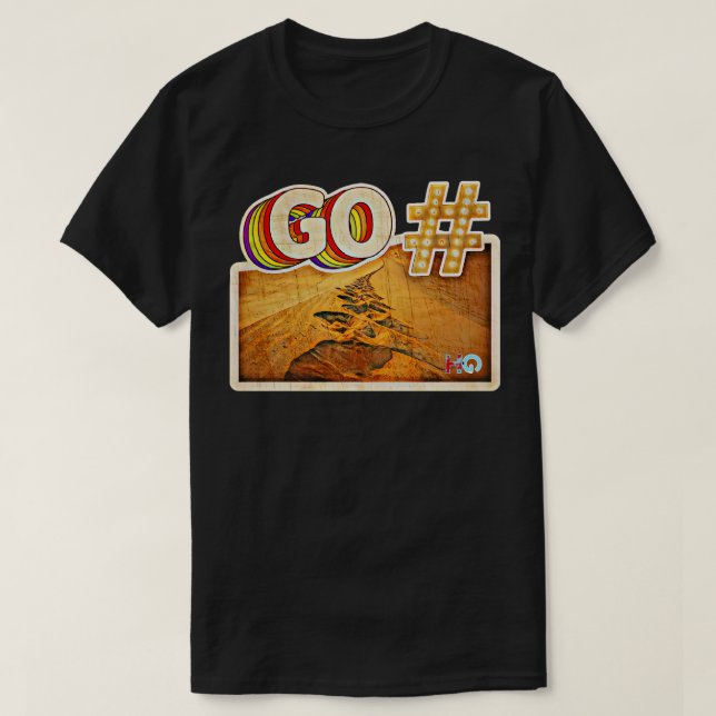 T-shirt Go Pound Sand Hipster Golf (Design devant)
