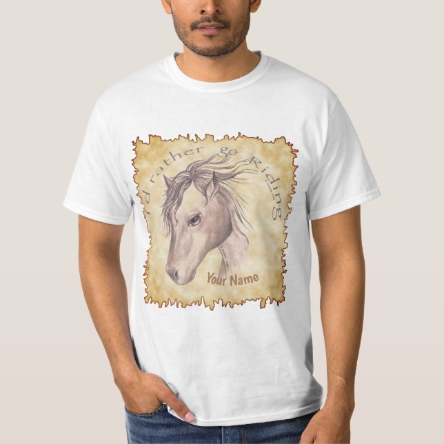 T-shirt Go Riding Horse (Devant)