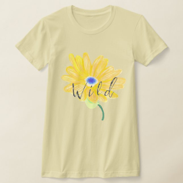 T-shirt Go Yellow Flower Wild (Poser)