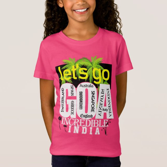 T-Shirt Goa Tourisme (Devant)
