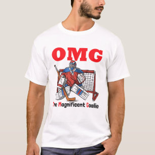 T-shirt Goalie de hockey sur glace