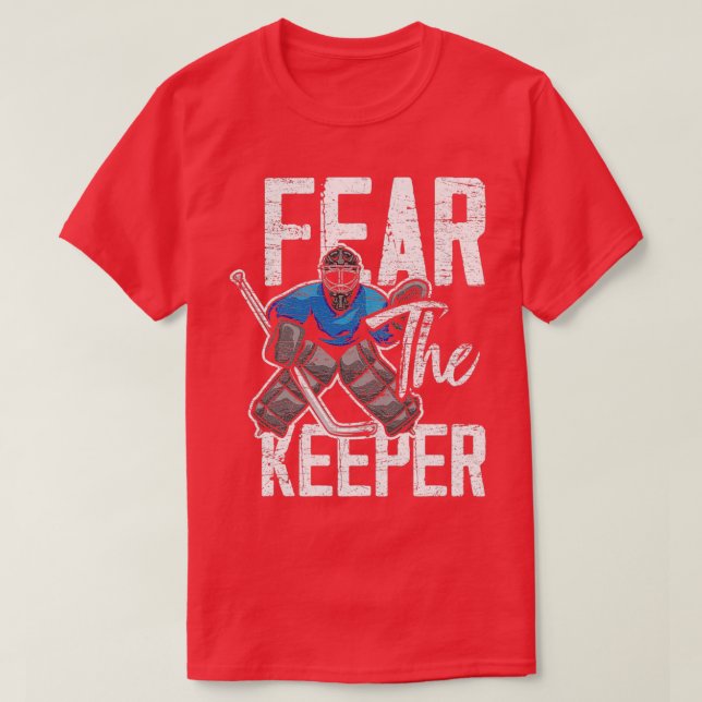 T-shirt Goalie de hockey sur glace 1 (Design devant)
