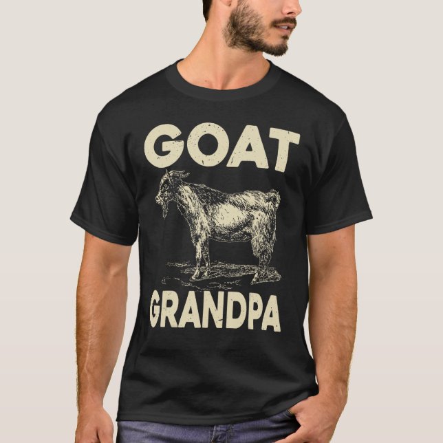 T-shirt Goat Grandpa (Devant)