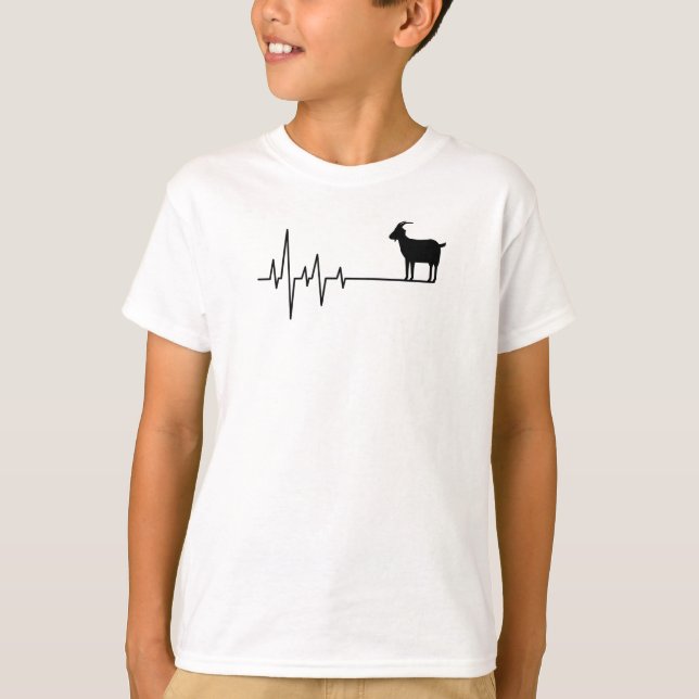 T-shirt Goat Heartbeat (Devant)