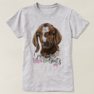 T-shirt GOAT LOVE   Je viens de freaking LOVE Baby Chèvres